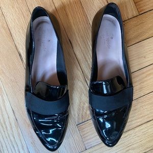 Kate Spade, patent leather loafers, size 9.5